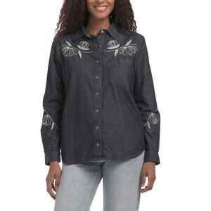 SEVENTY+MOCHI Indigo Rinse Flor Ray Shirt